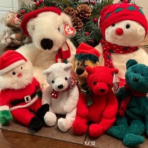 (6) Ty Beanie BUDDIES/Babies NWT CHRISTMAS LOT
Smoke free
